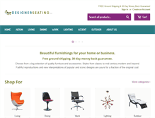 Tablet Screenshot of designerseating.com